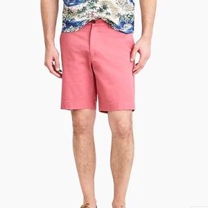 Men’s J.Crew Gramercy Red Chambray Shorts Size 35